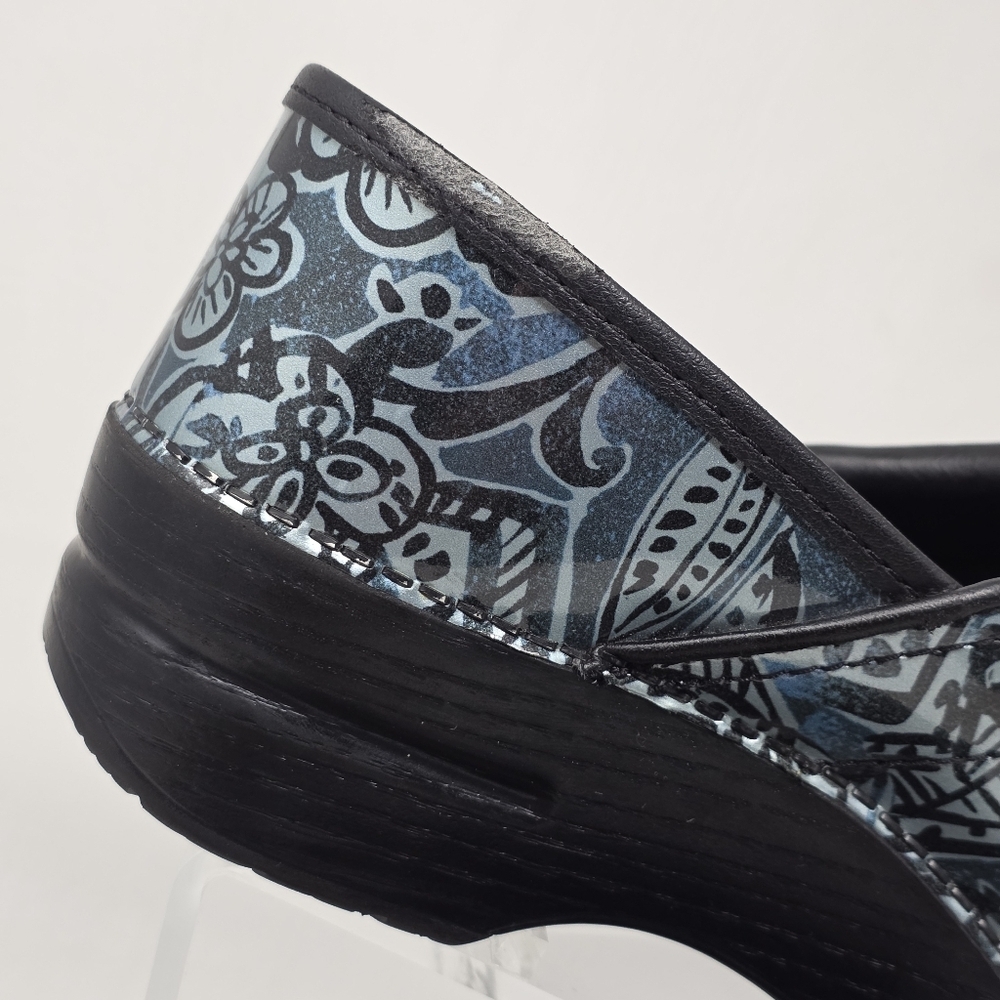 Dansko Womens Professional Floral Patent Clog Size 39 EU 8.5-9 US Pre-owned - Picture 14 of 15